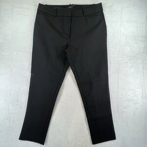 Loft Pants Skinny Ankle Black Trousers Dress Pants Womens Size 12 Office NWOT